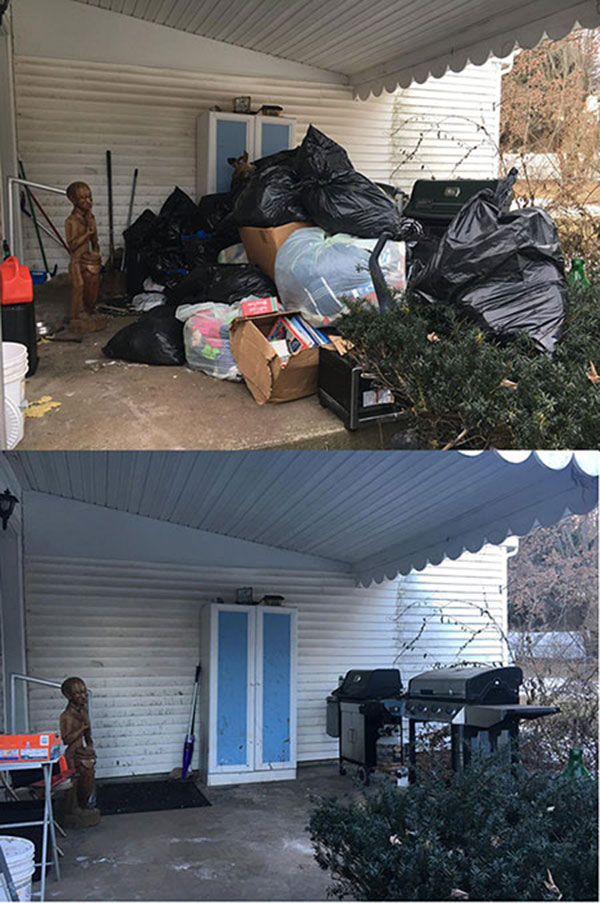 Before & After Junk Removal Service